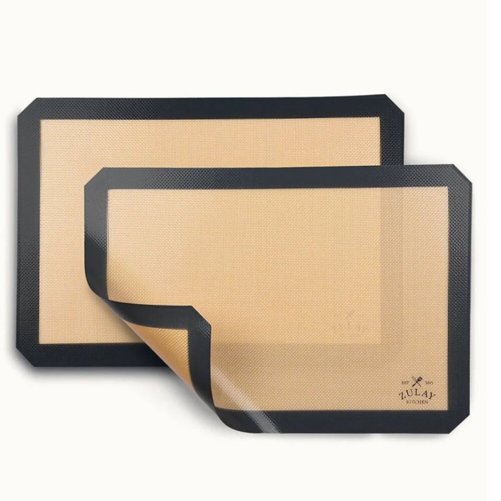 Zulay Kitchen Reusable Silicone Baking Mats Non-Stick